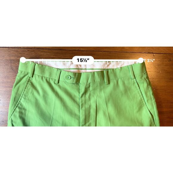 Ferreci Made in Italy 34R Lime Green Pants - Picture 5 of 12
